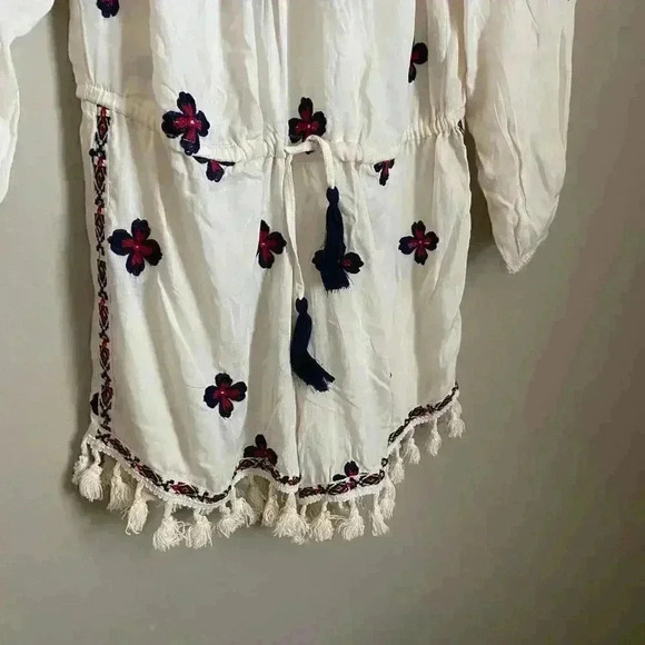 RAGA Tessi Embroidered Off-the-Shoulder Romper - Picture 5 of 14